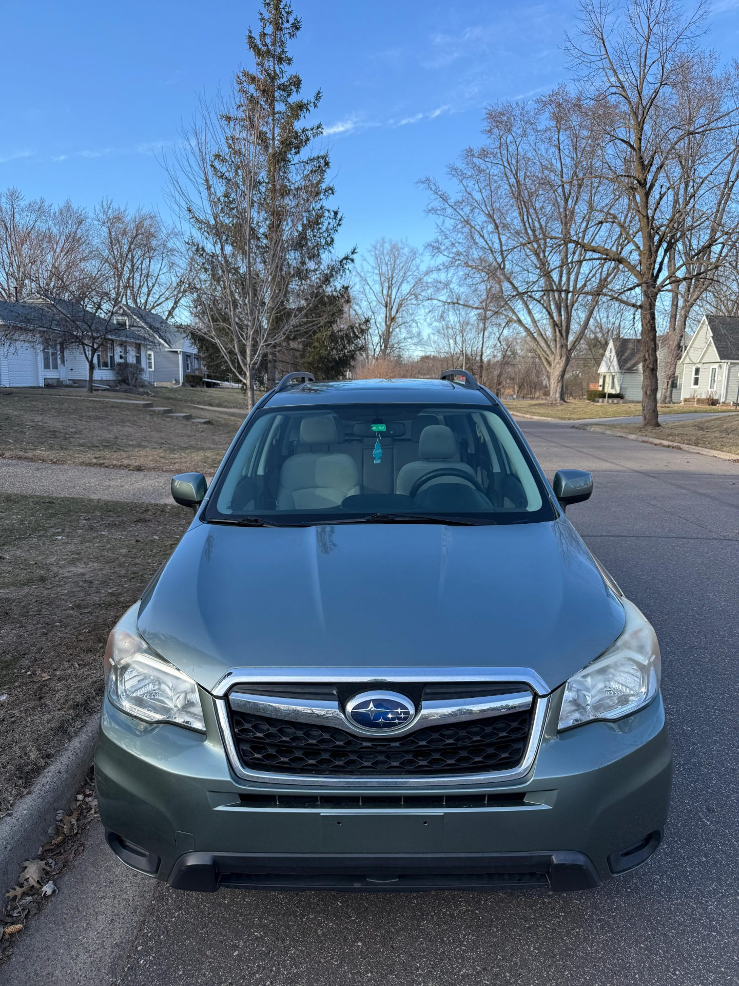 2014 Subaru Forester Premium - Image 1 - 94,500 miles - $10,999 - Green - GCR Auto Sales Minnesota